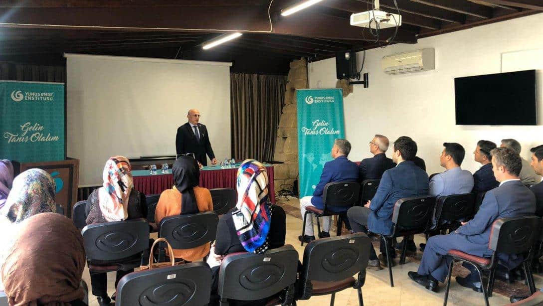 Eğitim Müşavirimiz Sayın Hızır Aktaş KKTC'de Görevli İHL Meslek ve Din Kültürü Öğretmenleri ile Zümre Toplantısı Düzenledi 