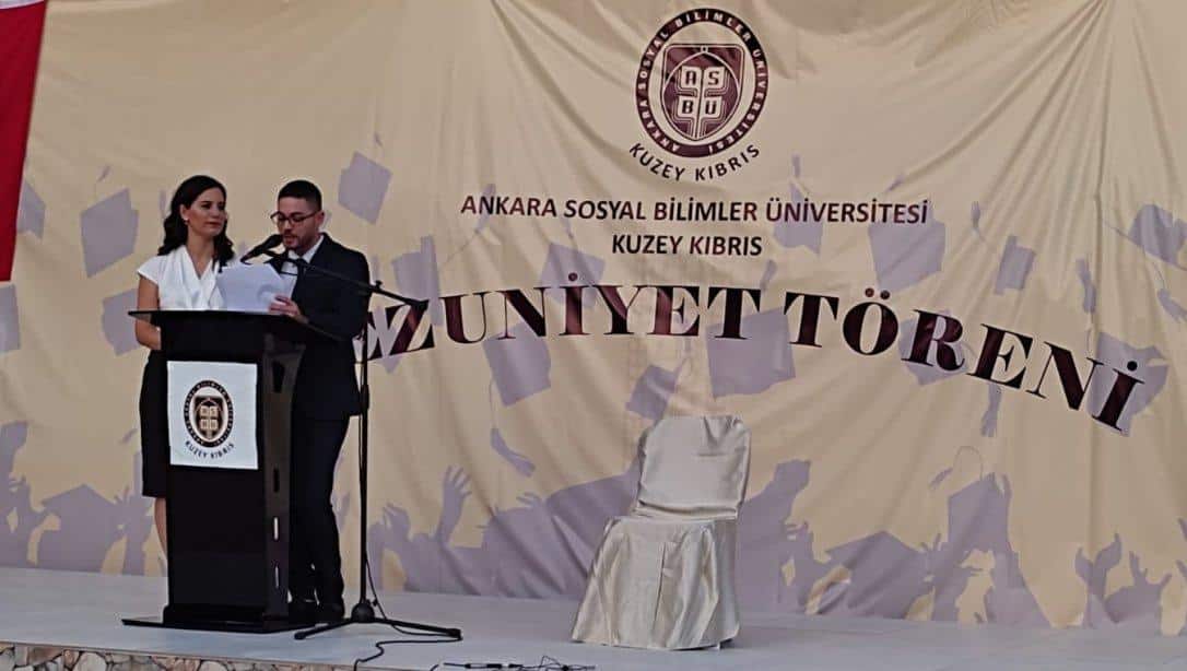 Ankara Sosyal Bilimler Üniversitesi Kuzey Kıbrıs Kampüsünde Okuyan Öğrencilerimizin Mezuniyet Töreni
