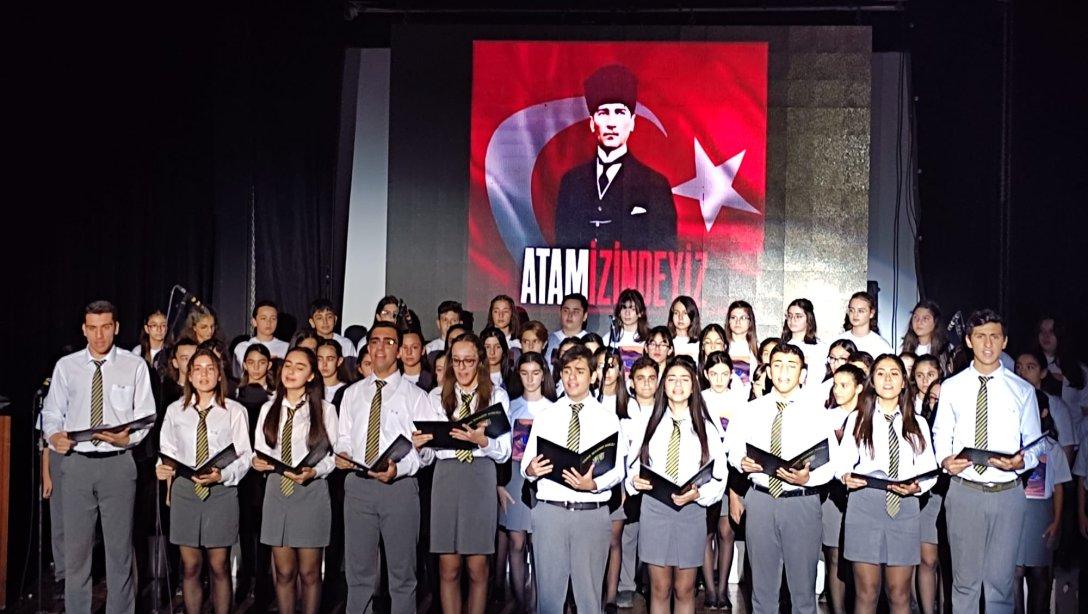 Lefkoşa Atatürk Kültür Merkezinde Türk Maarif  Koleji Öğretmen ve Öğrencileri Tarafından Hazırlanan 10 Kasım Atatürk'ü Anma Günü Etkinliği 