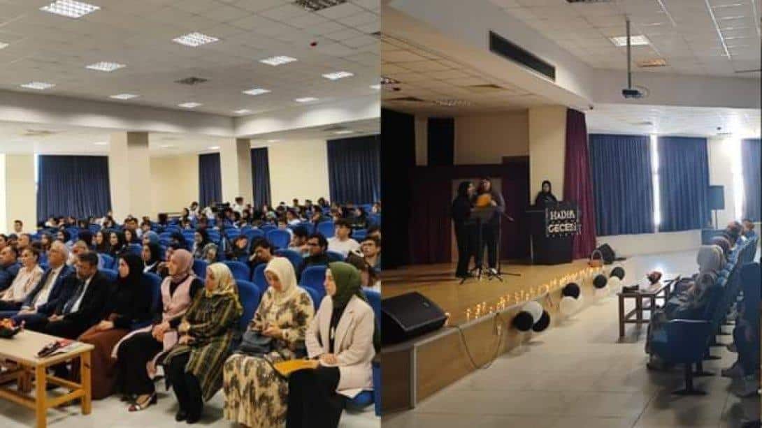 Hala Sultan İlahiyat Kolejinde Kadir Gecesi Programı